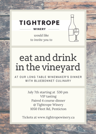 Long Table Dinner July 7, 2023